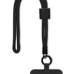 Telefoon polskoord RPET Nonette Wrist in zwart