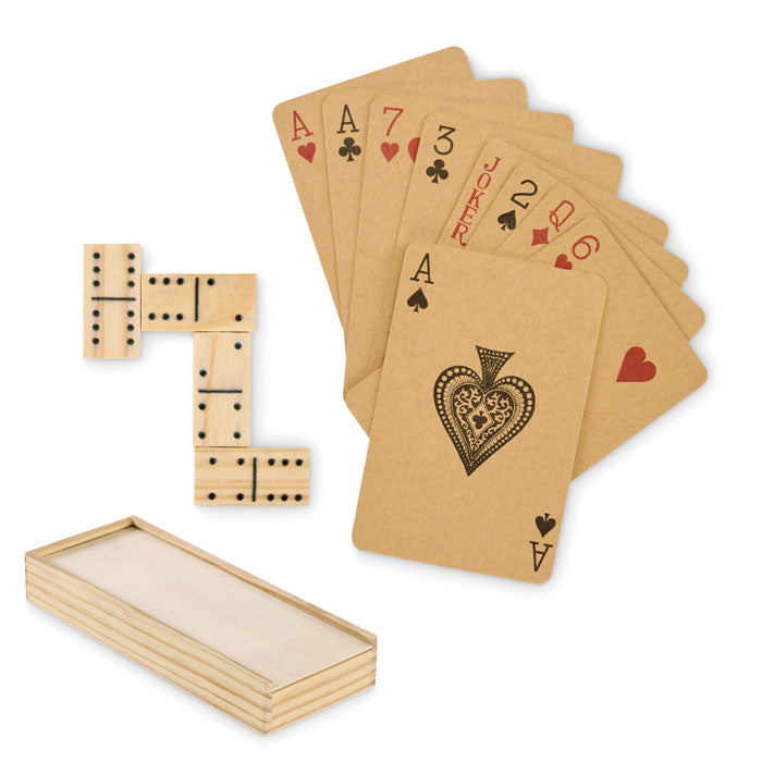Domino en kaarten set bedrukken – Domi&cards