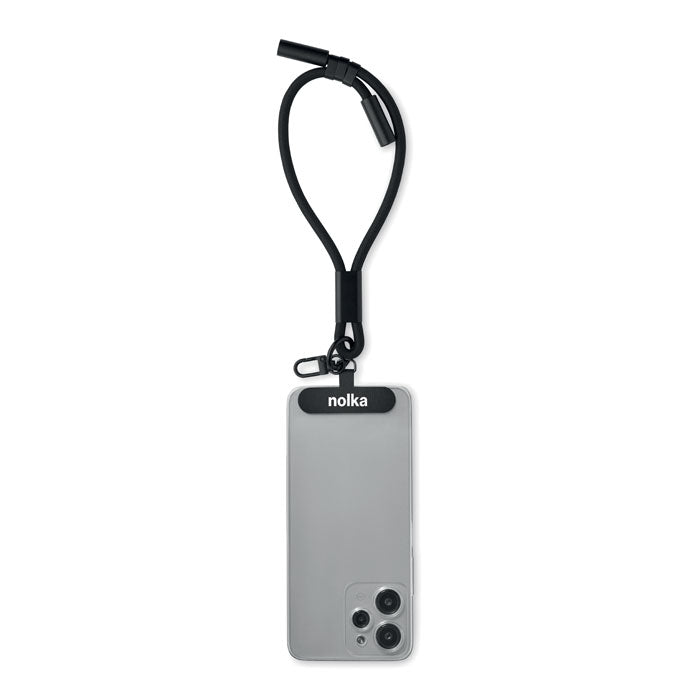 Telefoon polsband oplader 60W Vrist met een bedrukking als voorbeeld