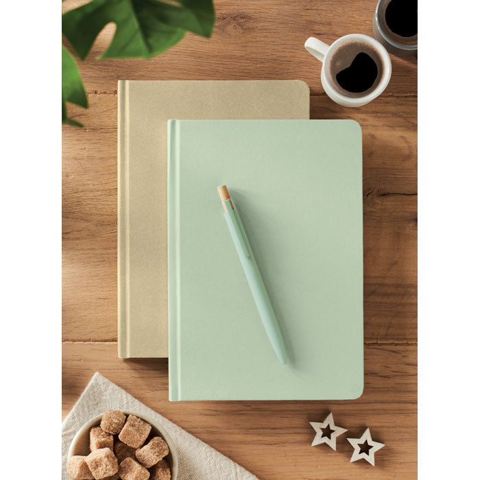 A5 suikerriet PLA notitieboek Sugar, sfeerfoto