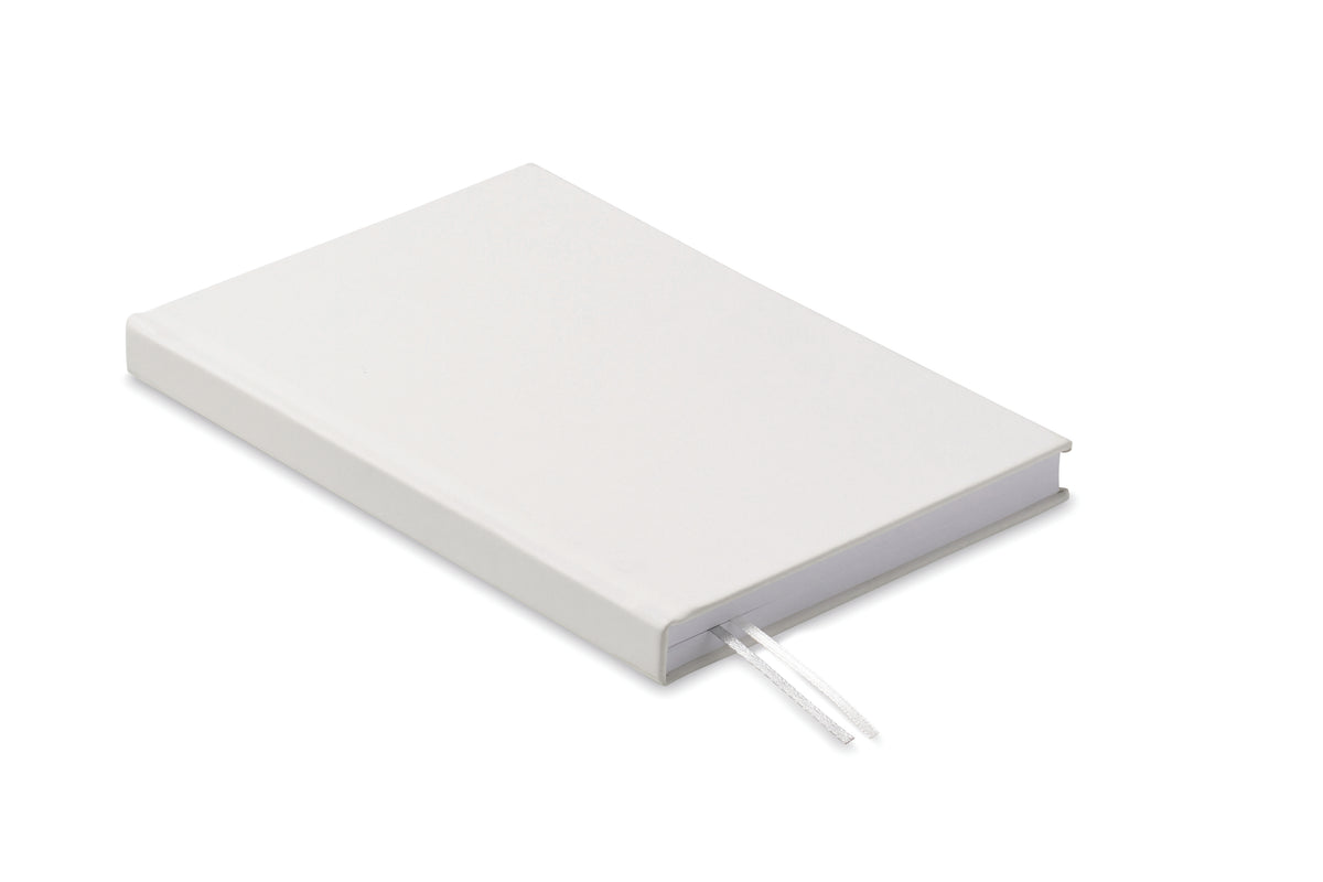 A5 gerecycled notitieboek Journu in wit
