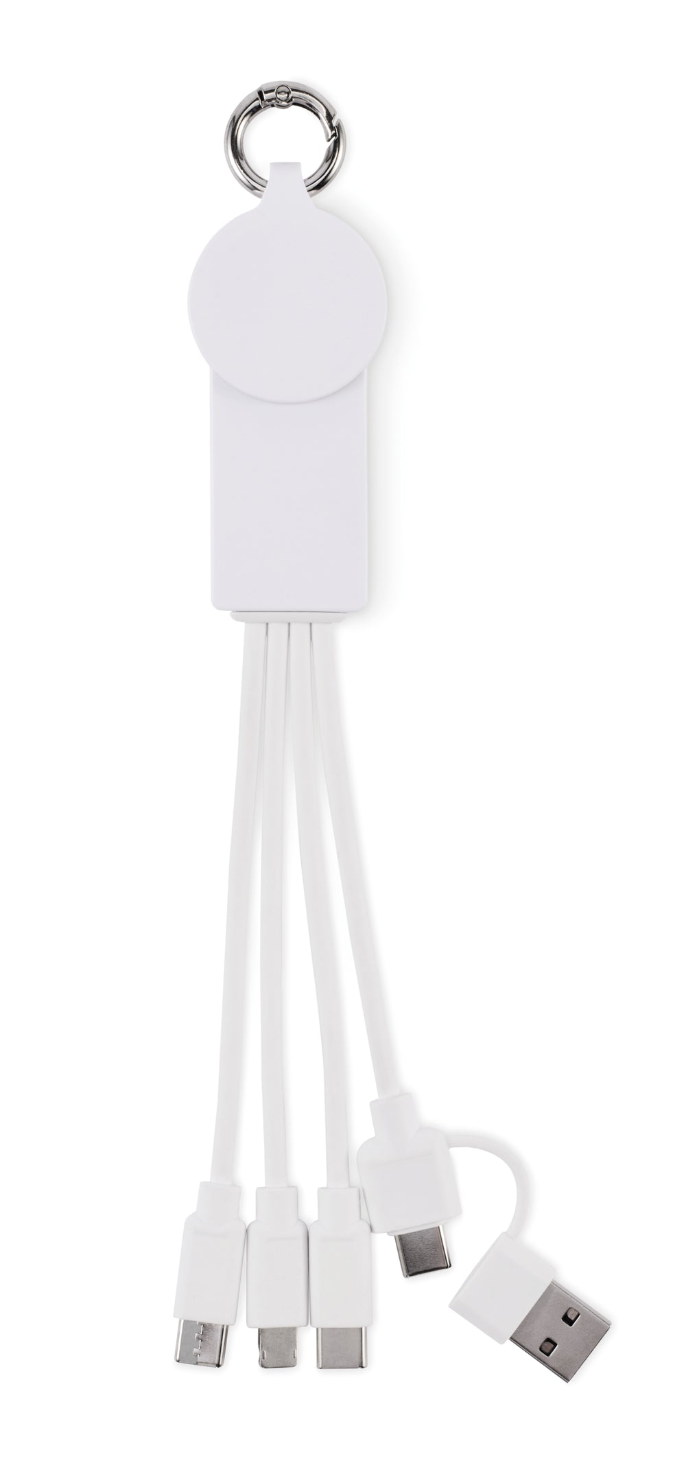 Type-C 2 in 1 oplaadkabel Icab in wit