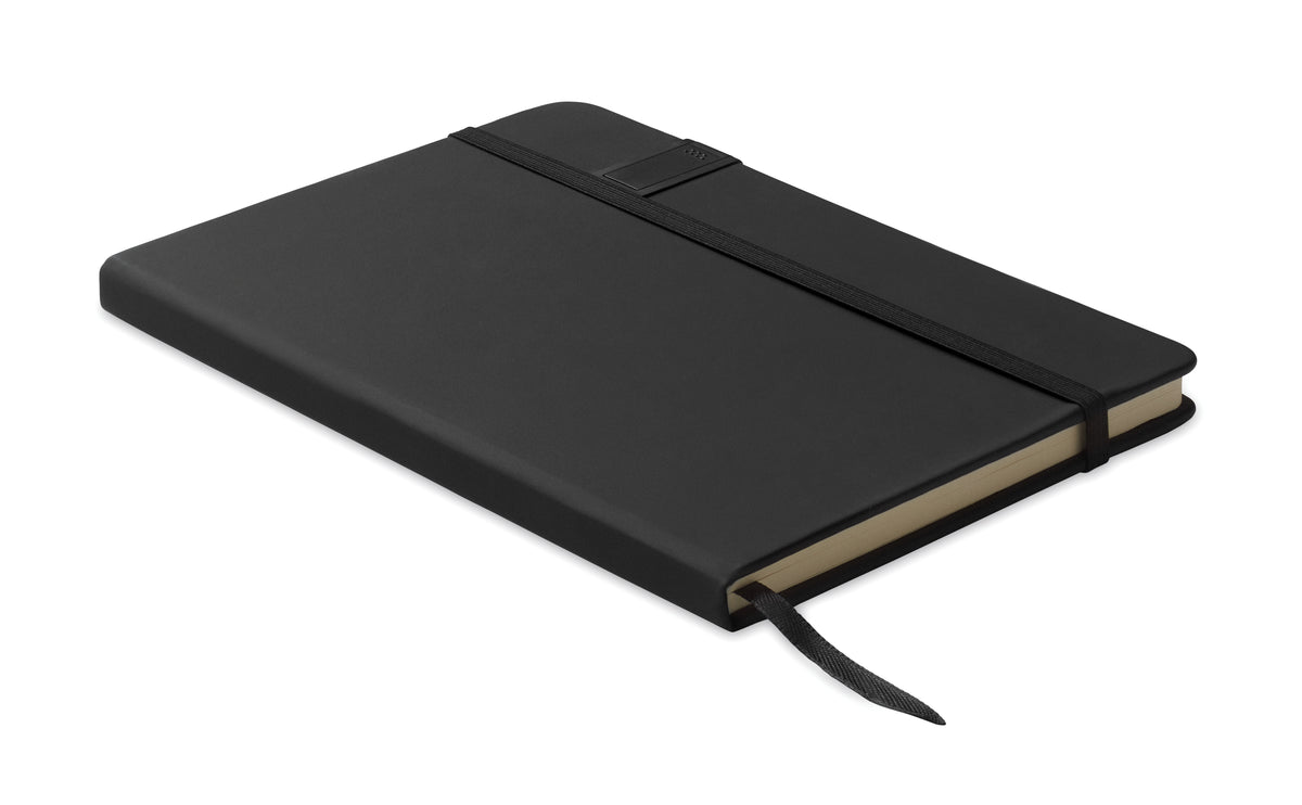 A5 notitieboek met USB Usbnote in zwart