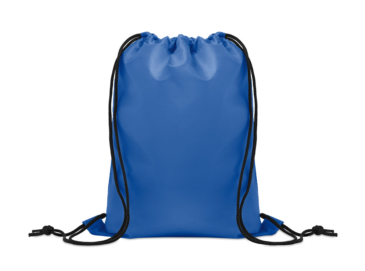 190T RPET inder trekkoordtas Shoop Kids in royal blauw