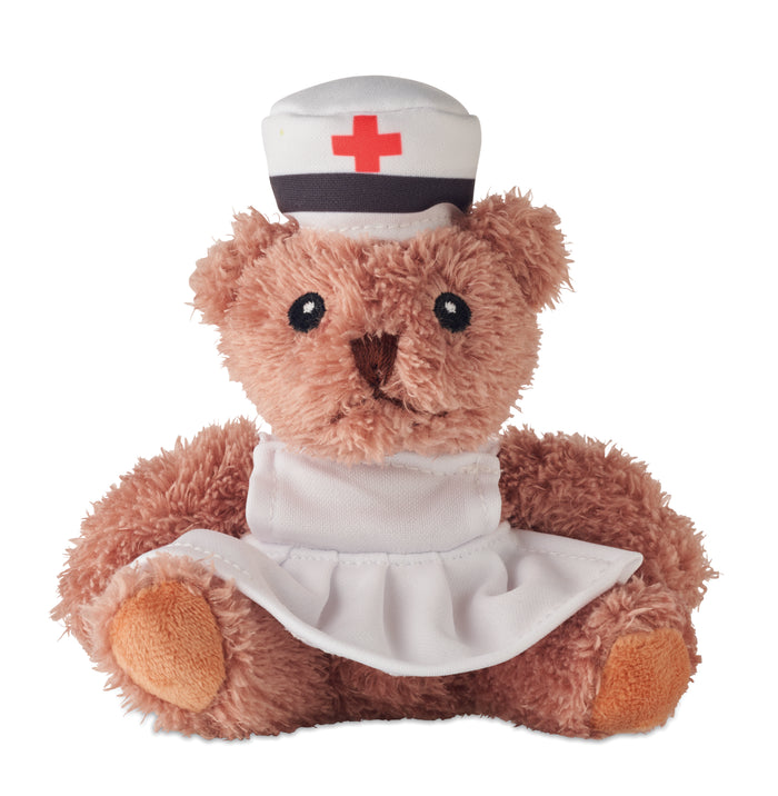 Pluche teddybeer verpleegster bedrukken – Nurse