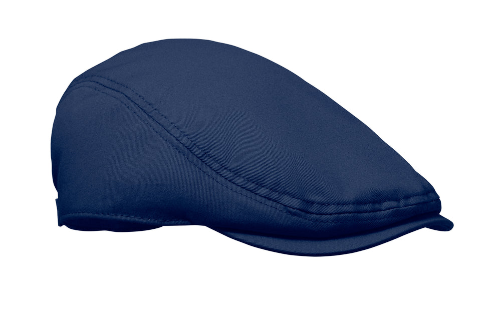 Newsboy platte pet 235 g/m² Flat Peak in blauw
