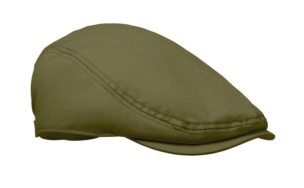 Newsboy platte pet 235 g/m² Flat Peak in legergroen