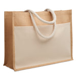 Jute boodschappentas Baga in beige