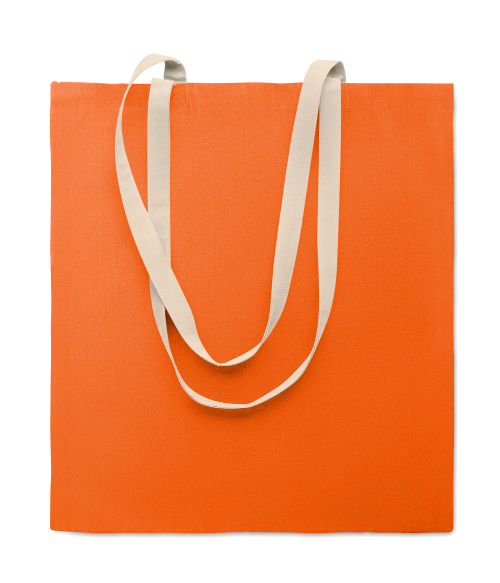 Katoenen boodschappentas Zevra Colour in oranje