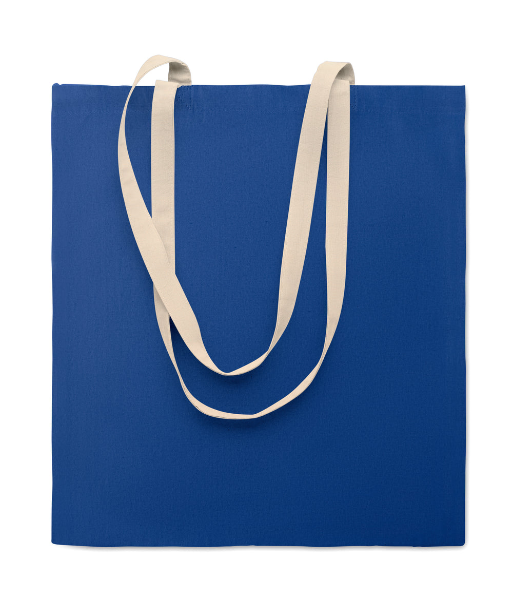 Katoenen boodschappentas Zevra Colour in royal blauw