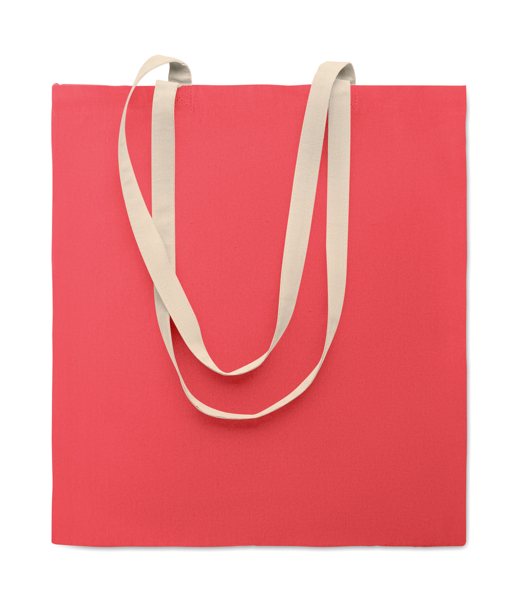 Katoenen boodschappentas Zevra Colour in fuchsia
