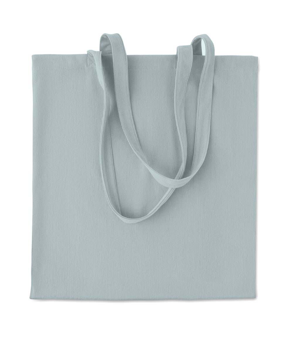 Corduroy boodschappentas Cordy B in babyblauw