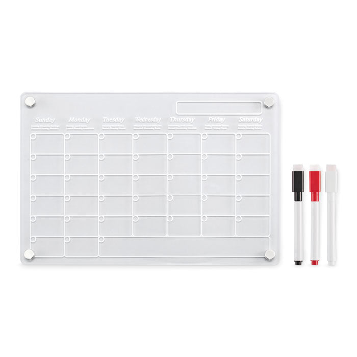 Magnetische acryl planner Planit in transparant