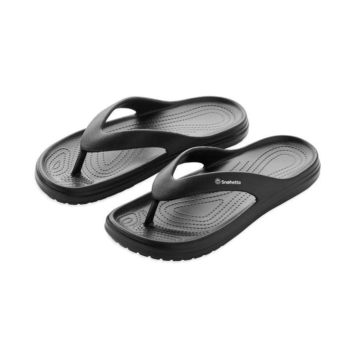 Volledig EVA-slippers 40/41 Evaslip met een bedrukking als voorbeeld