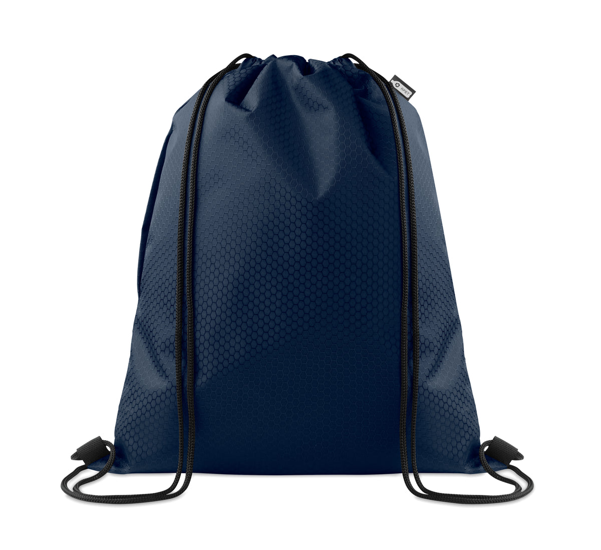 420D RPET trekkoordtas Daykit in blauw