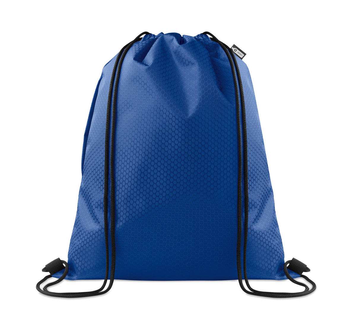 420D RPET trekkoordtas Daykit in royal blauw
