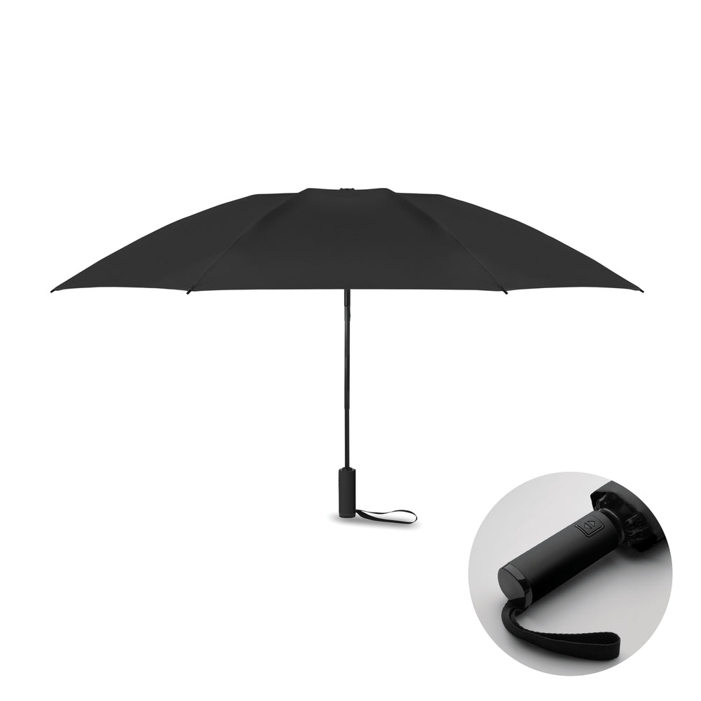 23" windbestendige paraplu Agumbe in zwart