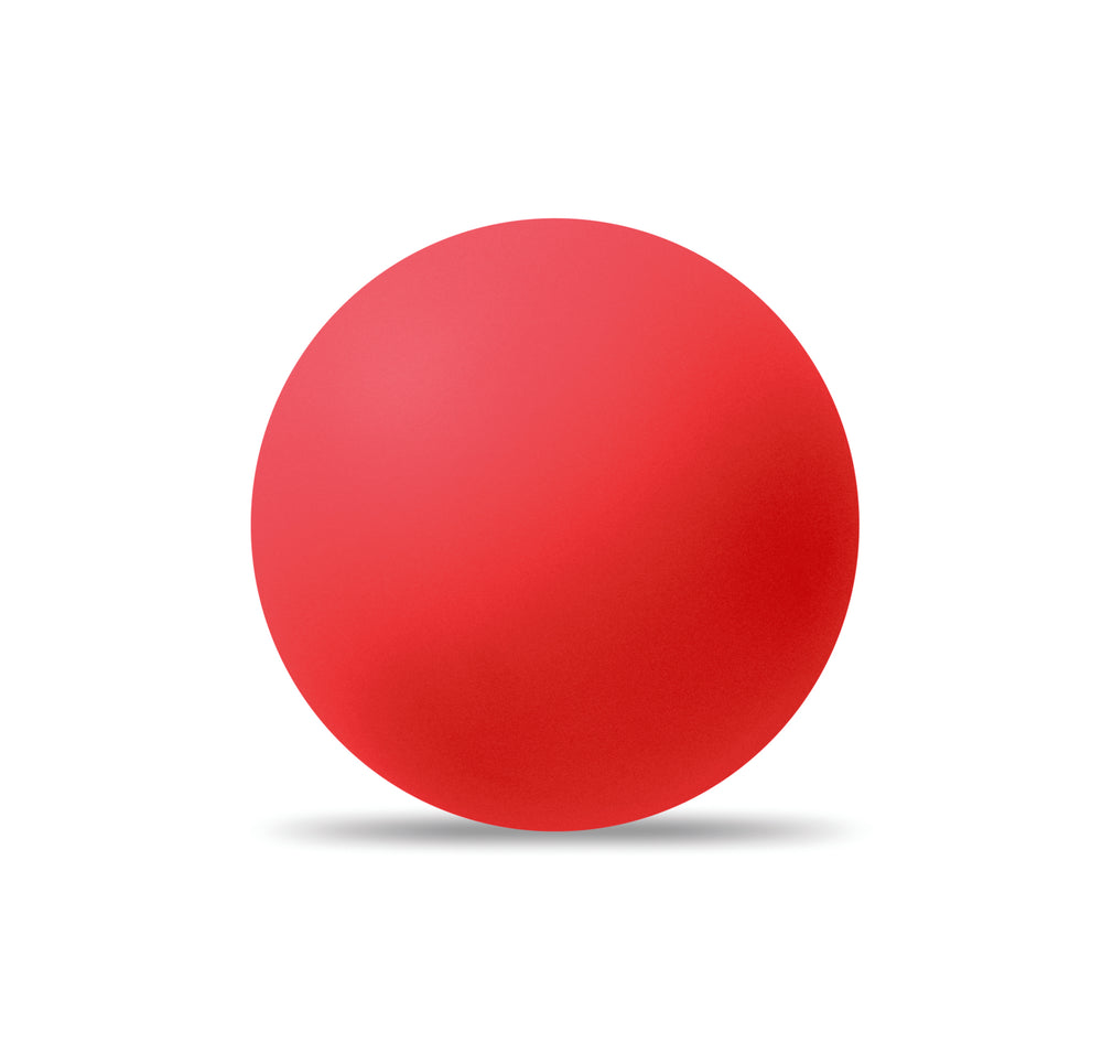 Rubberen stuiterbal. Funball in rood