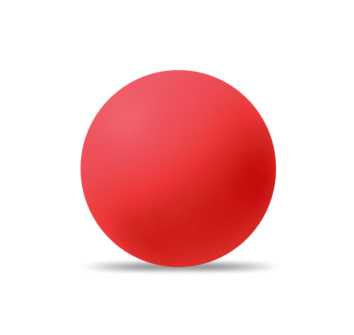 Rubberen stuiterbal. Funball in rood