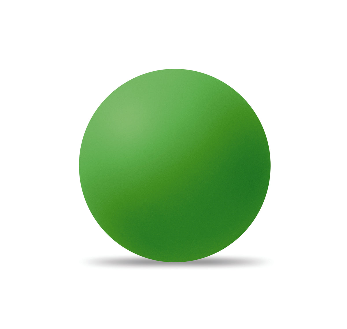 Rubberen stuiterbal. Funball in groen