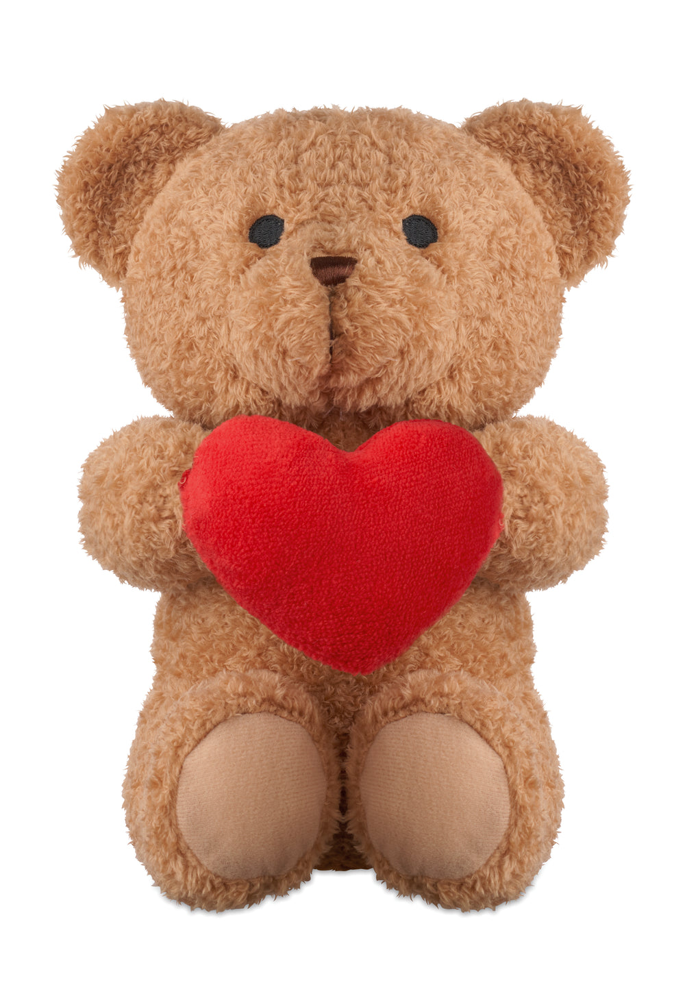 Pluche teddybeer met hart 23 cm Snuggle in rood