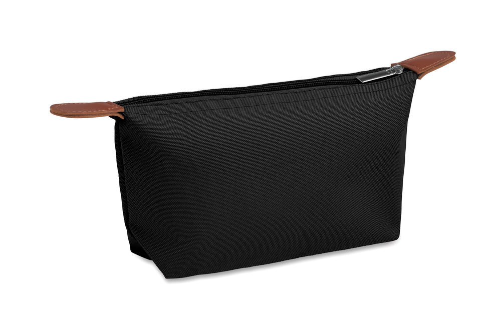 600D RPET toilettas Vanity in zwart