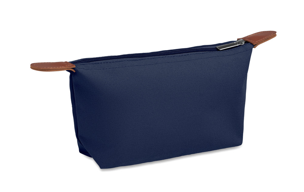 600D RPET toilettas Vanity in blauw
