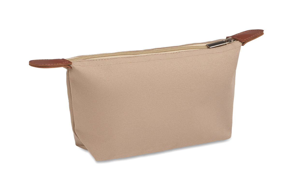 600D RPET toilettas Vanity in khaki