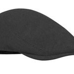 Newsboy platte pet 335 g/m² Blind Peak in zwart