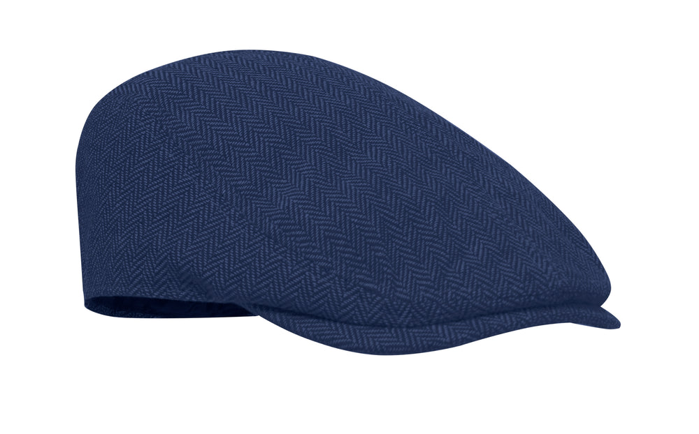 Newsboy platte pet 335 g/m² Blind Peak in blauw