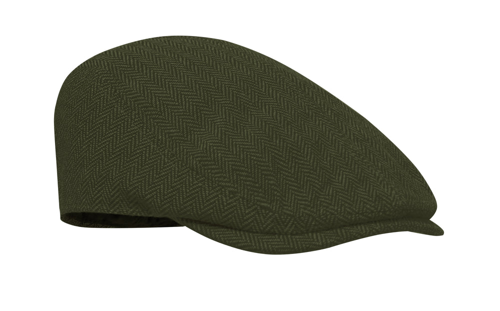 Newsboy platte pet 335 g/m² Blind Peak in donker marinegroen