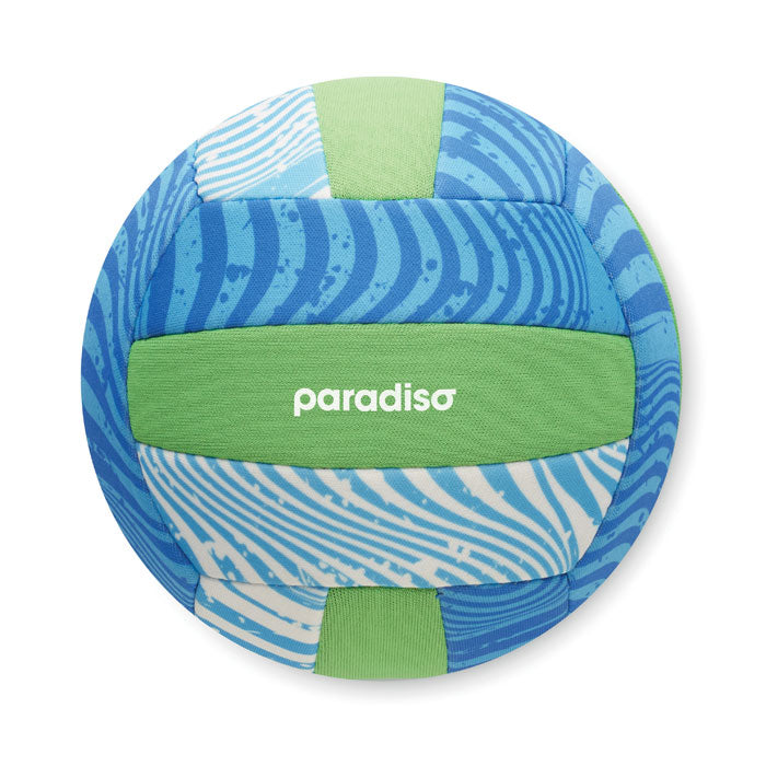 Neopreen strandbal Grasp met een bedrukking als voorbeeld