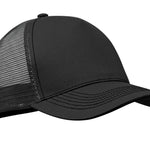 5 panelen trucker cap Blist in zwart