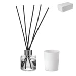 Vanille diffuser & kaarsenset Kaloma Set in wit