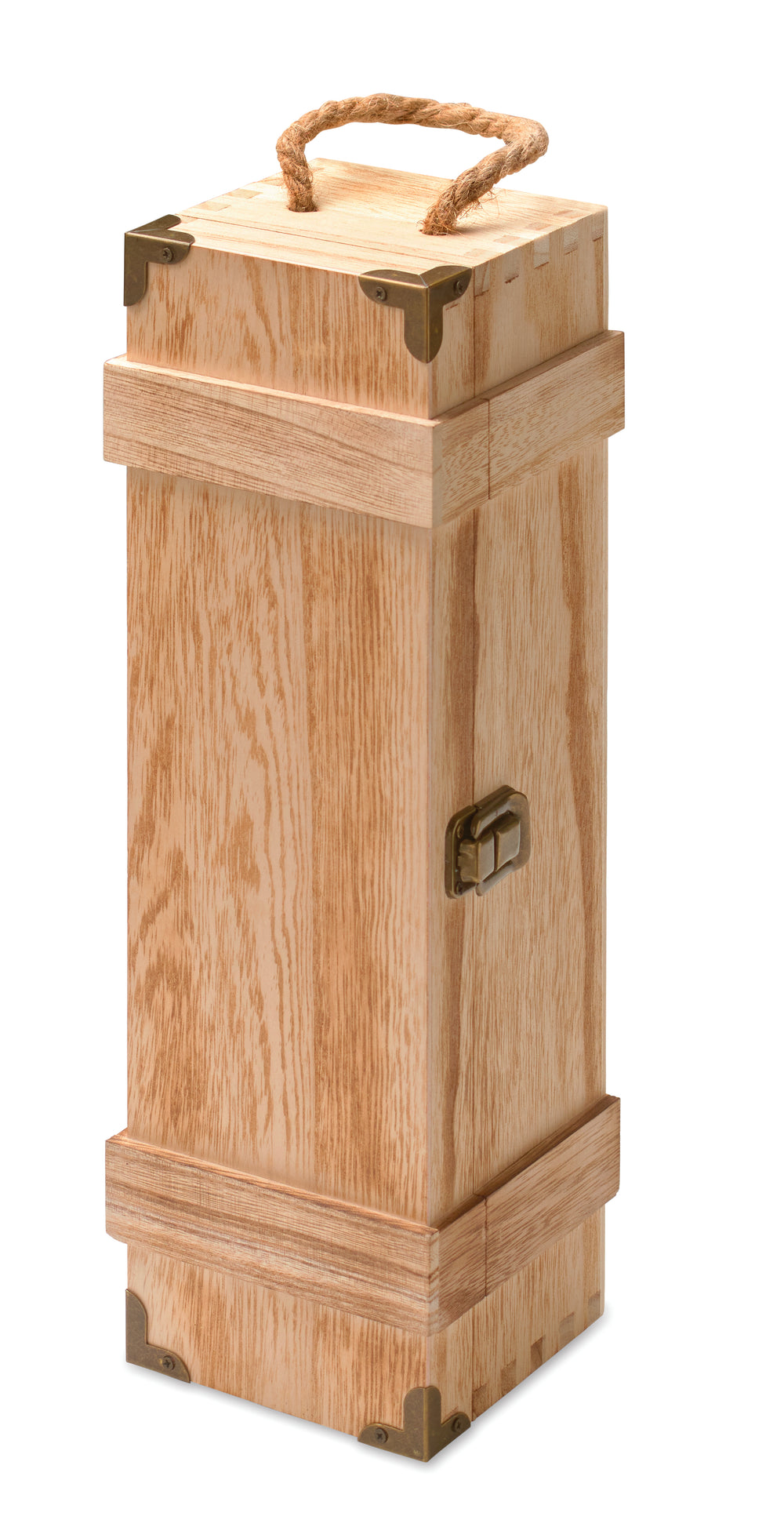 Wijncadeaukist paulowniahout Vinbox + in hout
