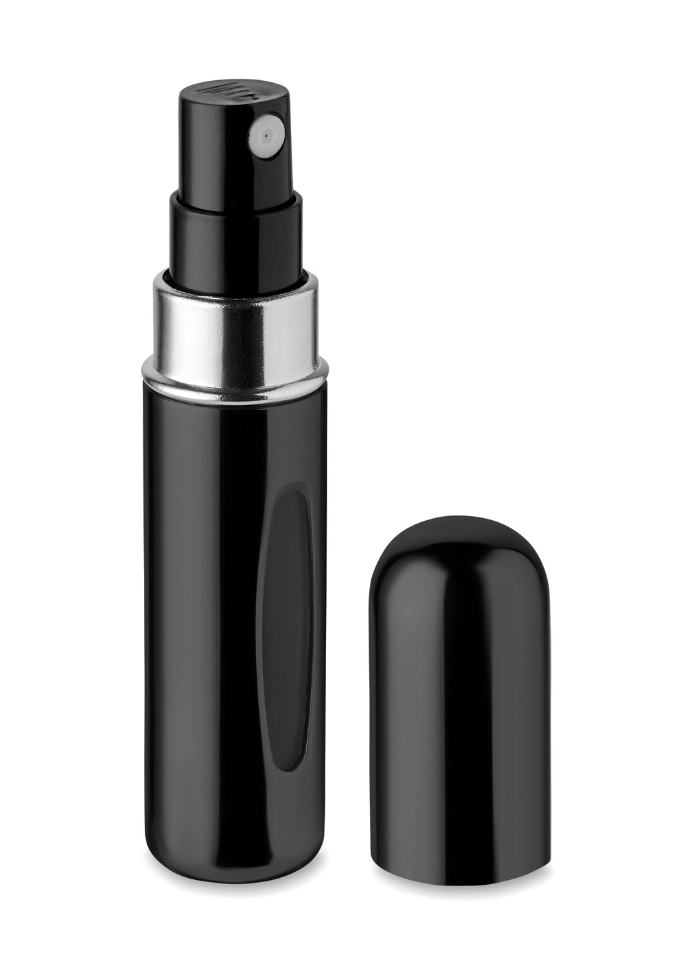 Navulbaar verstuiverflesje 5 ml Spray in zwart