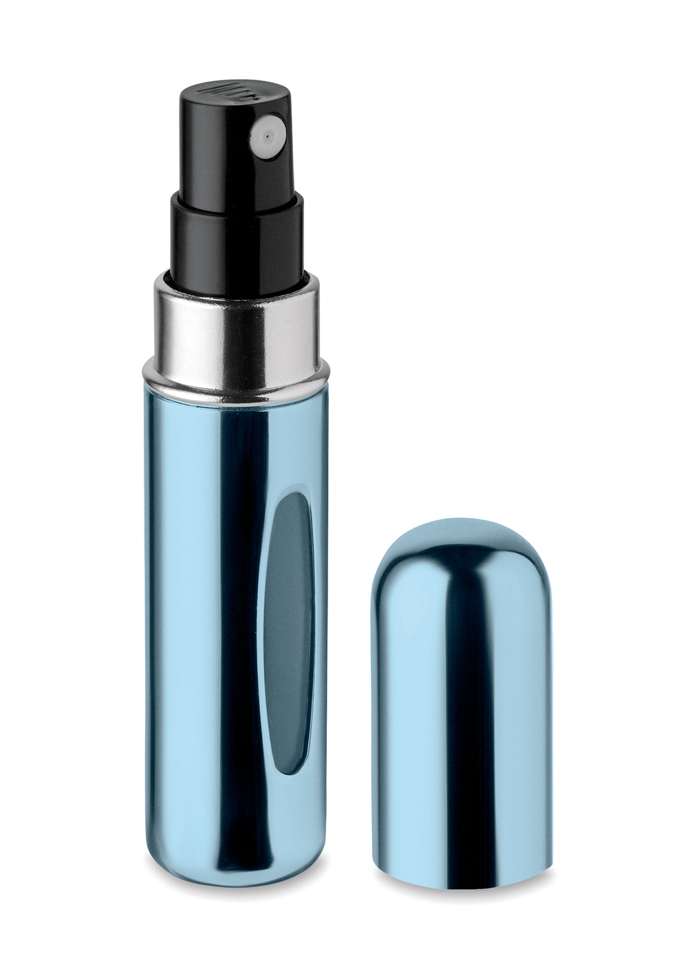 Navulbaar verstuiverflesje 5 ml Spray in babyblauw