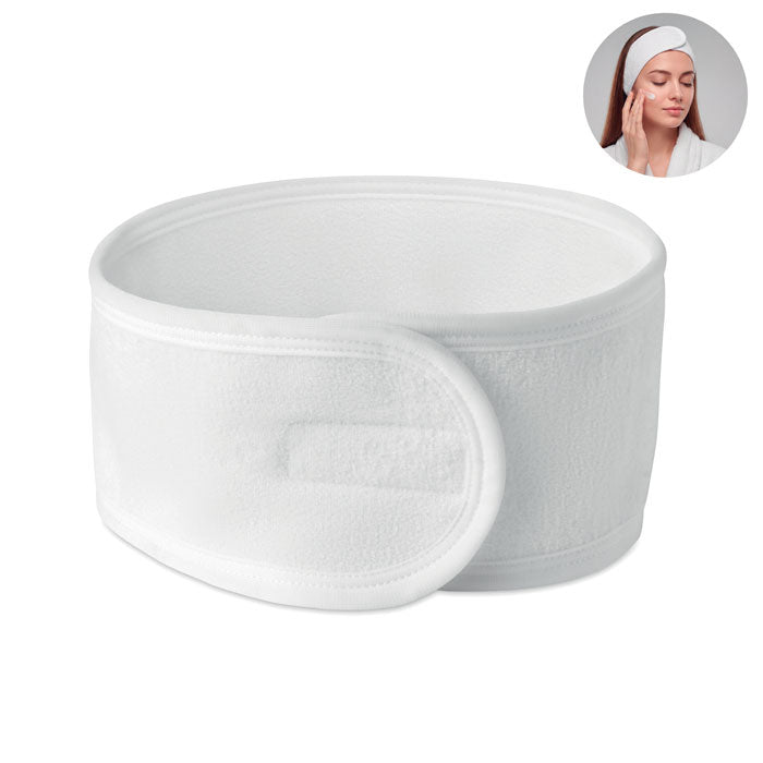 Microvezel haarband Cinta in wit