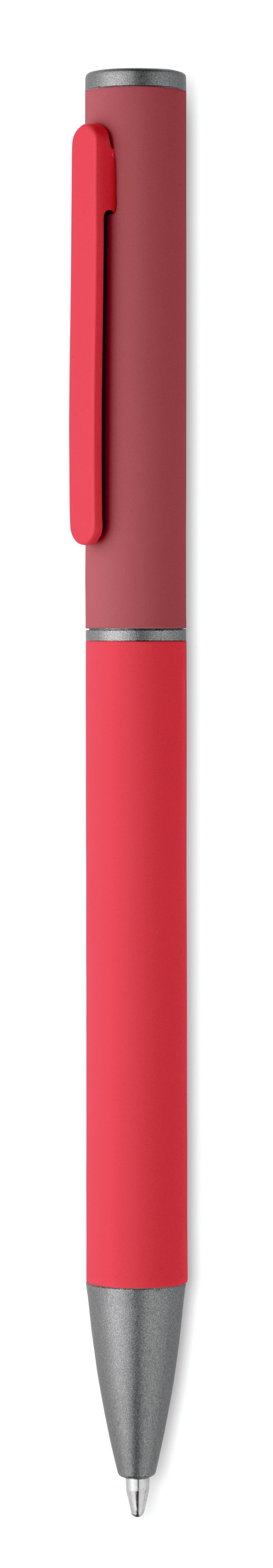 Gerecyclede alu balpen Fillan in rood