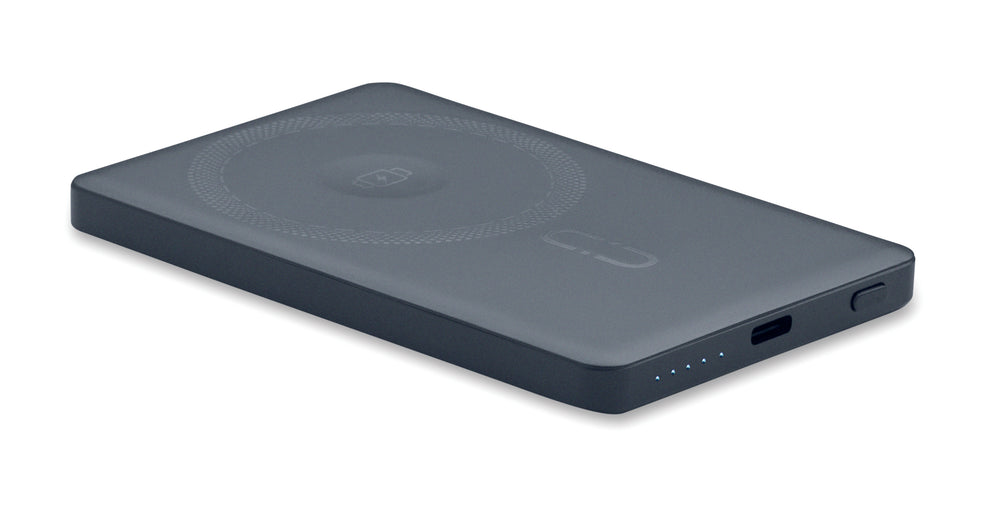 Magnetische powerbank 5000 mAh Core in marineblauw
