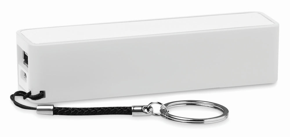 Slim Power Bank 2200 mAh Power Mate in wit