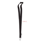 RPET Lanyard Lany Rpet in zwart