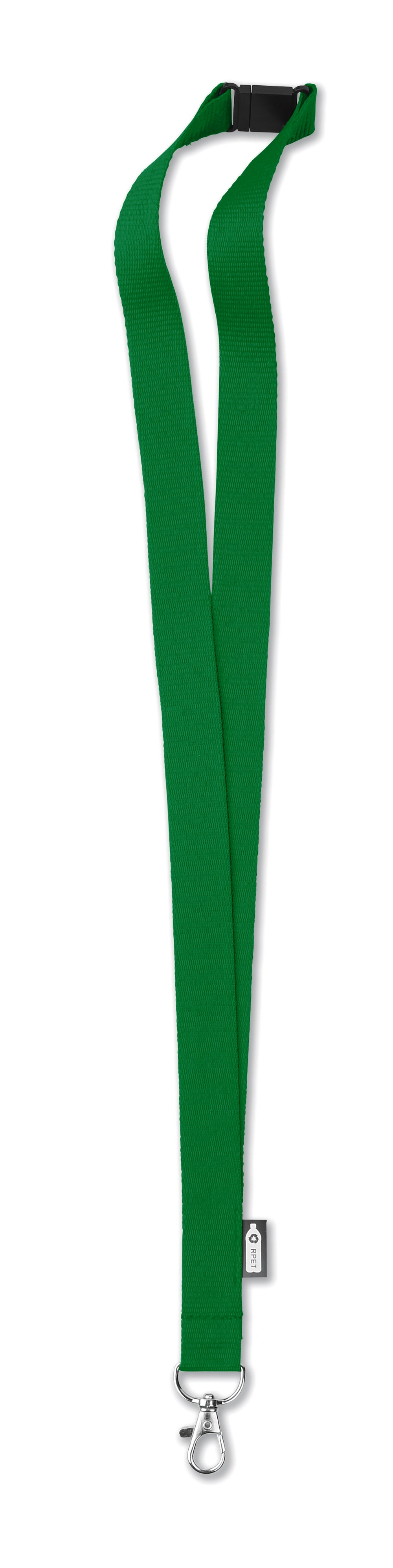 RPET Lanyard Lany Rpet in groen