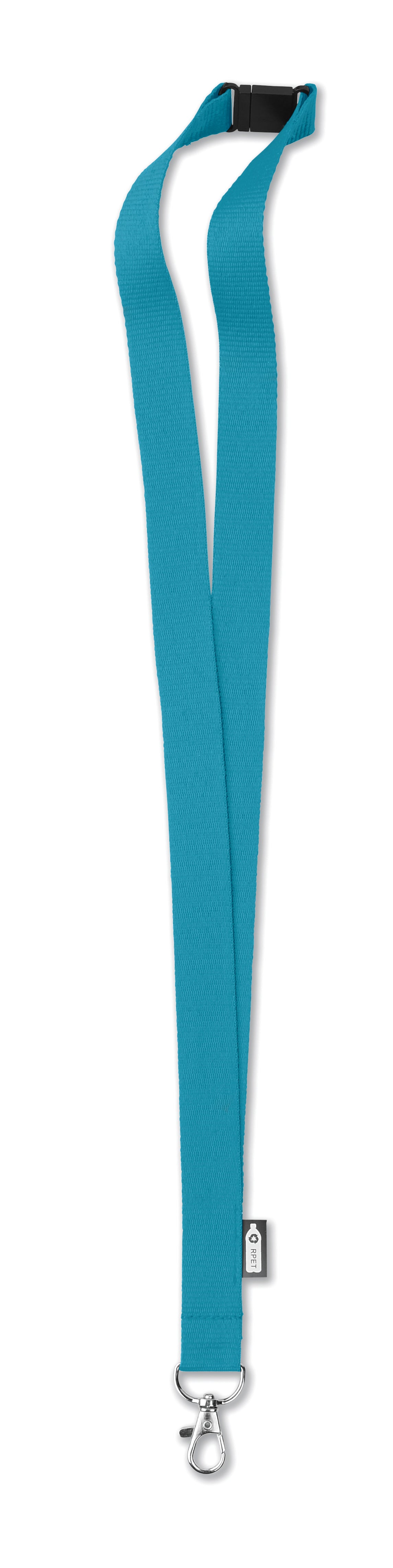 RPET Lanyard Lany Rpet in turquoise