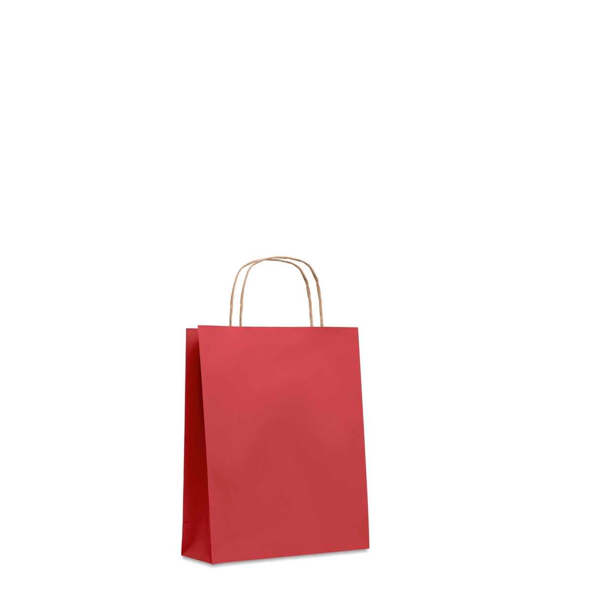 Kleine papieren geschenktas Paper Tone S in rood
