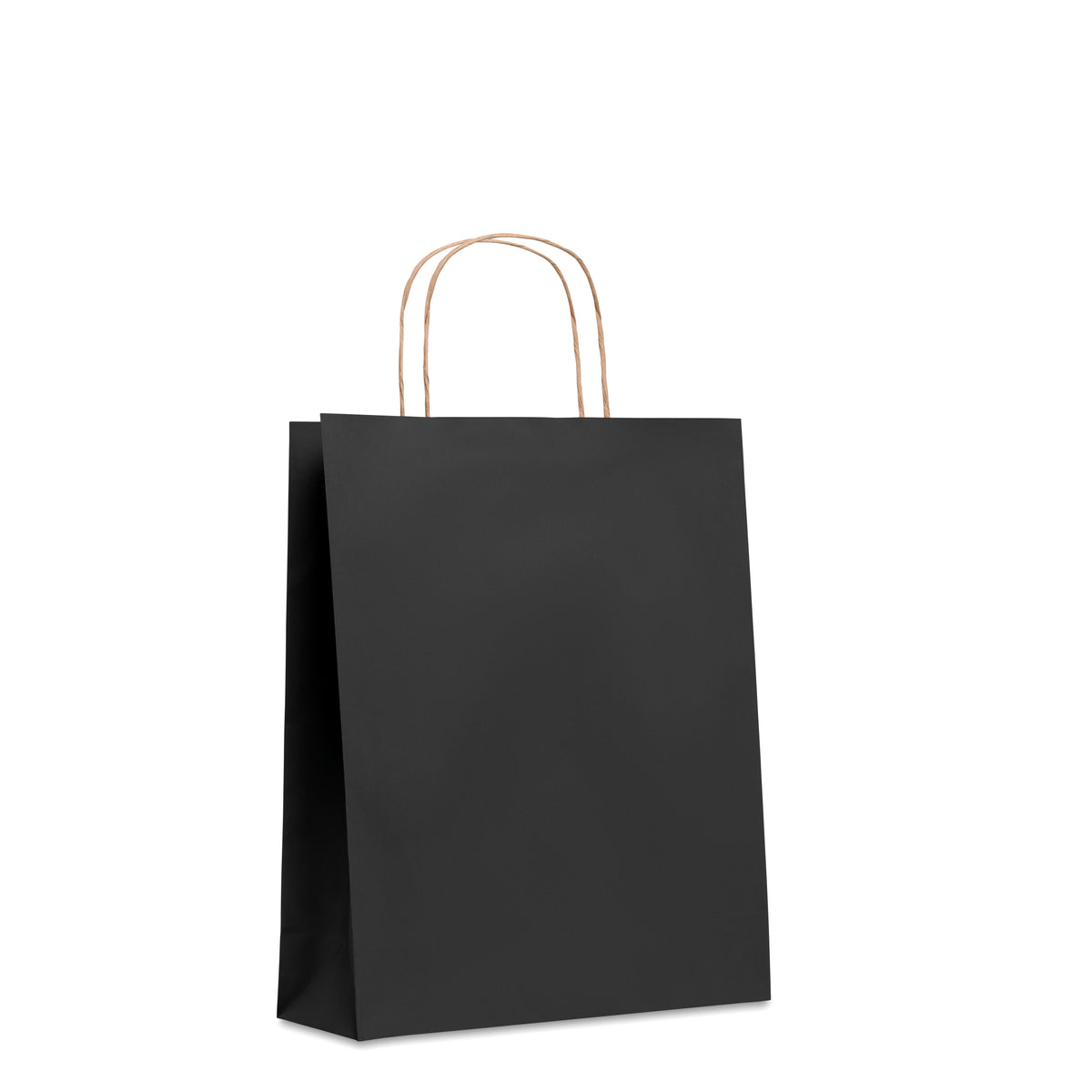 Medium papieren geschenktas Paper Tone M in zwart