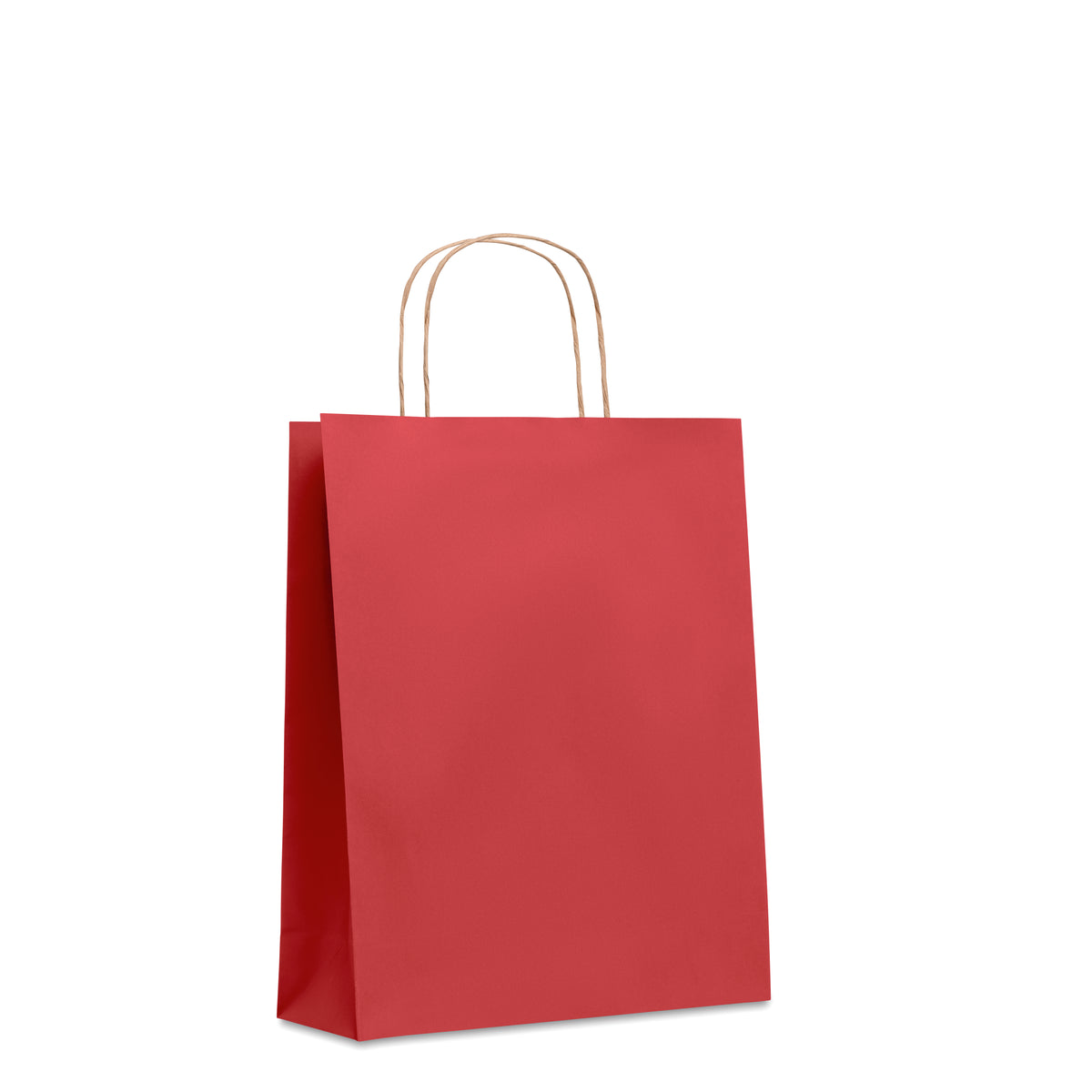 Medium papieren geschenktas Paper Tone M in rood