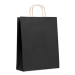 Grote papieren geschenktas Paper Tone L in zwart
