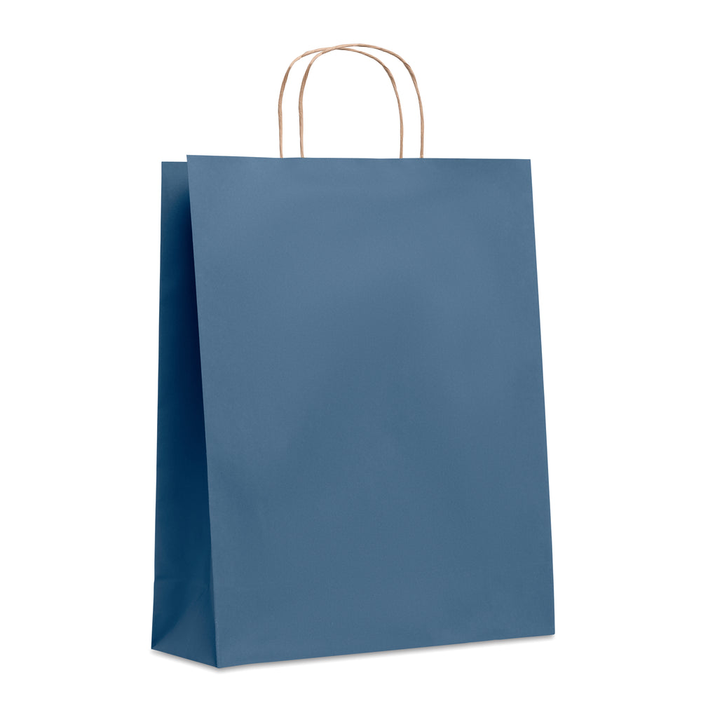 Grote papieren geschenktas Paper Tone L in blauw