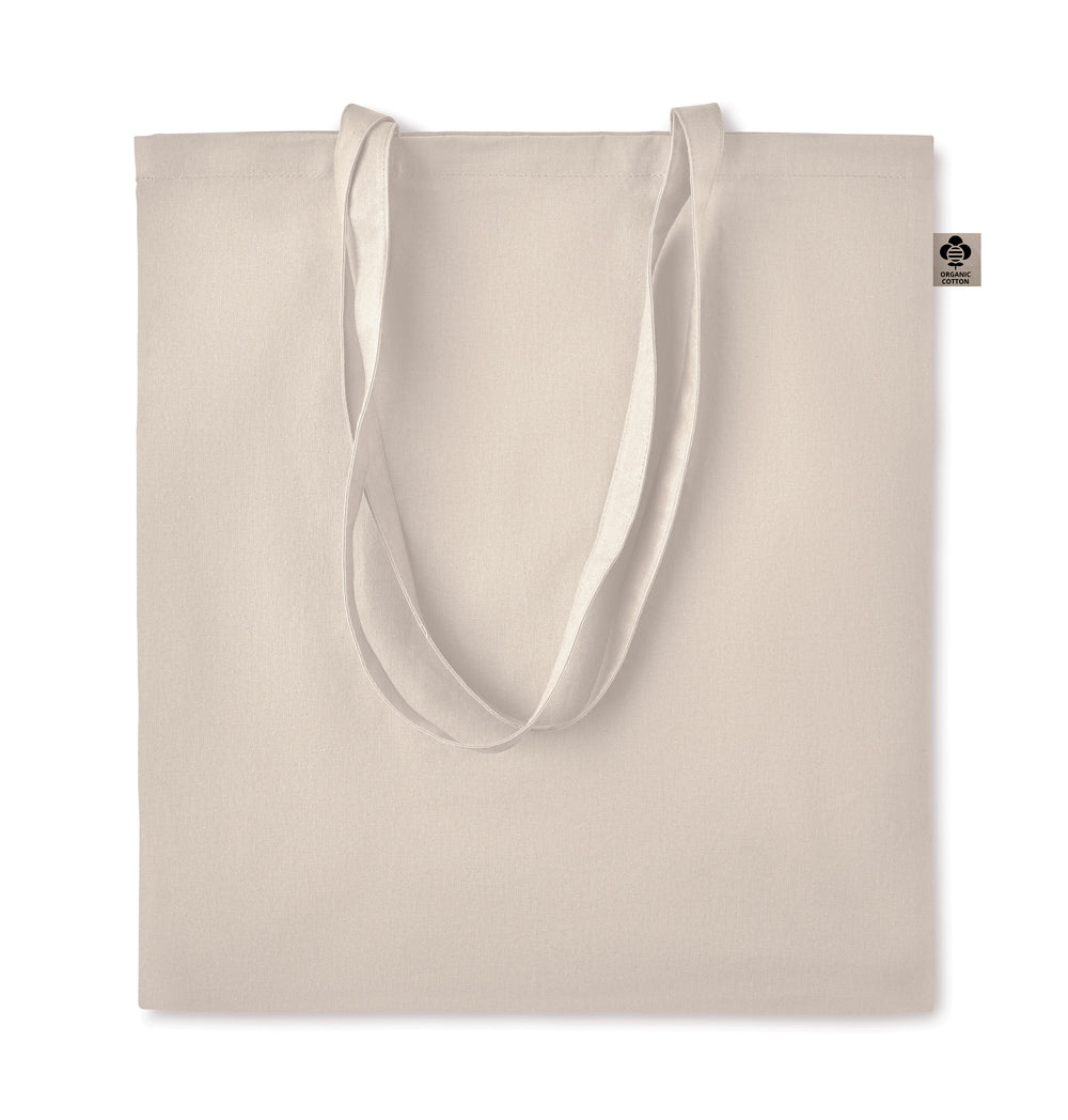 Boodschappentas van organisch kato Zimde in beige